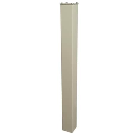 Mail Boss Mail Boss 7122 In-Ground 43 in. Steel Mail Box Post White 7122